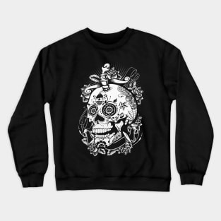 Artistic Head of Skull 1 Crewneck Sweatshirt